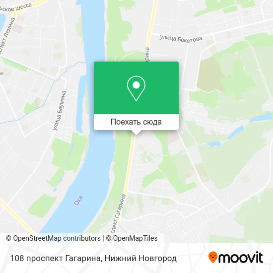 Карта 108 проспект Гагарина