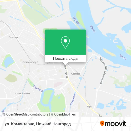 Карта ул. Коминтерна