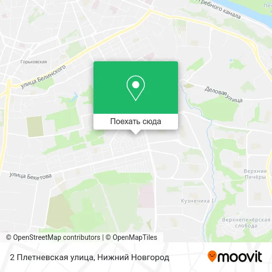 Карта 2 Плетневская улица