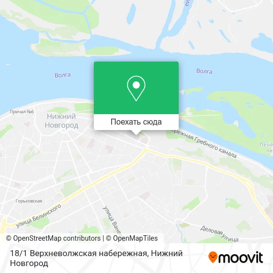 Карта 18/1 Верхневолжская набережная