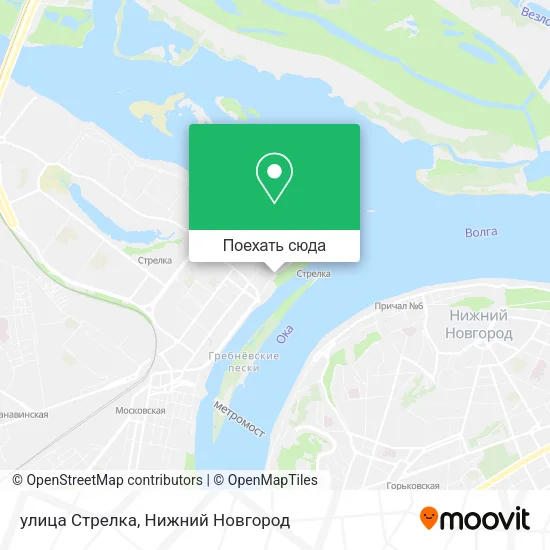 Карта улица Стрелка
