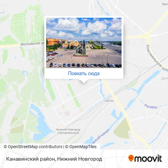 Карта Канавинский район