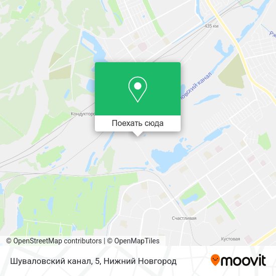 Карта Шуваловский канал, 5