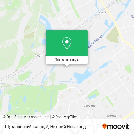 Карта Шуваловский канал, 5