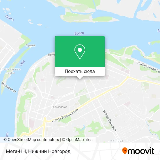 Карта Мега-НН