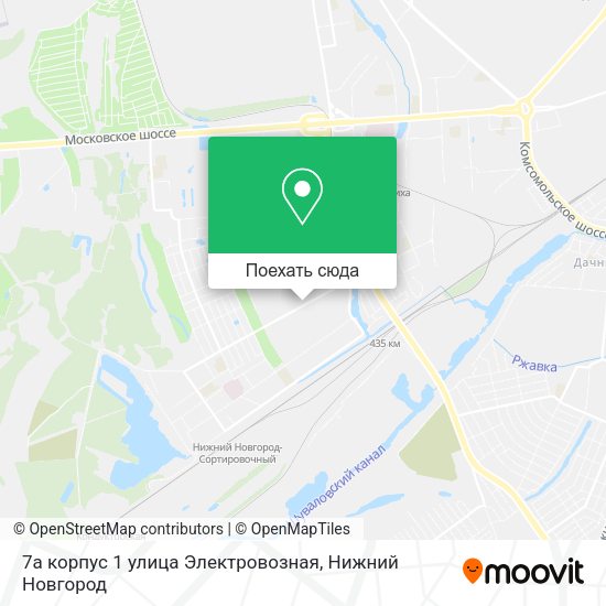 Карта 7а корпус 1 улица Электровозная