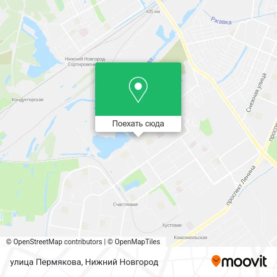 Карта улица Пермякова