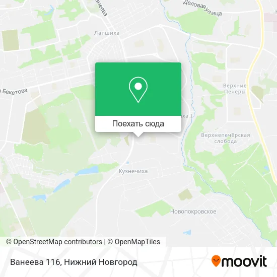 Карта Ванеева 116