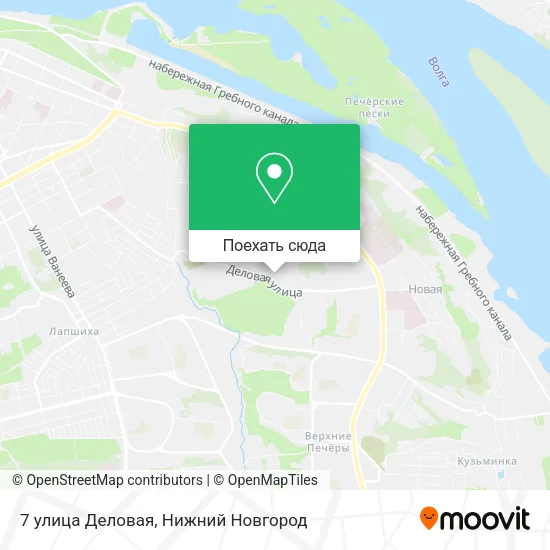 Карта 7 улица Деловая