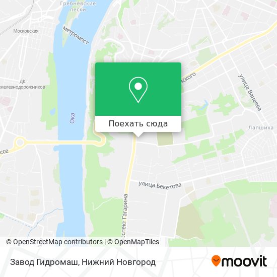 Карта Завод Гидромаш
