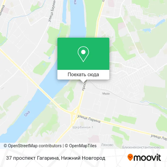 Карта 37 проспект Гагарина