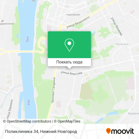 Карта Поликлиника 34