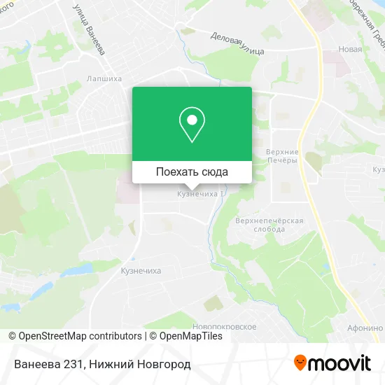 Карта Ванеева 231