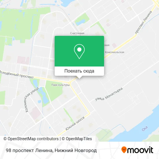 Карта 98 проспект Ленина