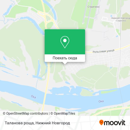 Карта Таланова роща