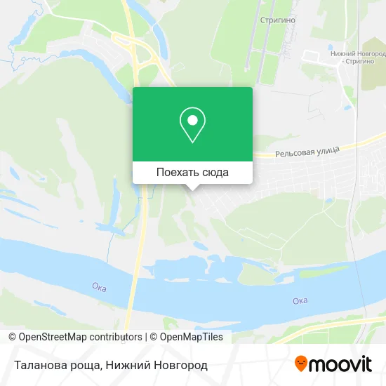 Карта Таланова роща