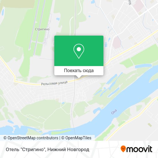 Карта Отель "Стригино"