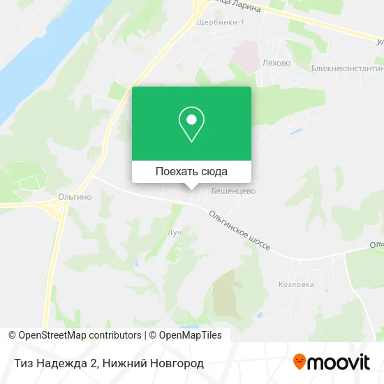 Карта Тиз Надежда 2