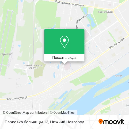 Карта Парковка больницы 13