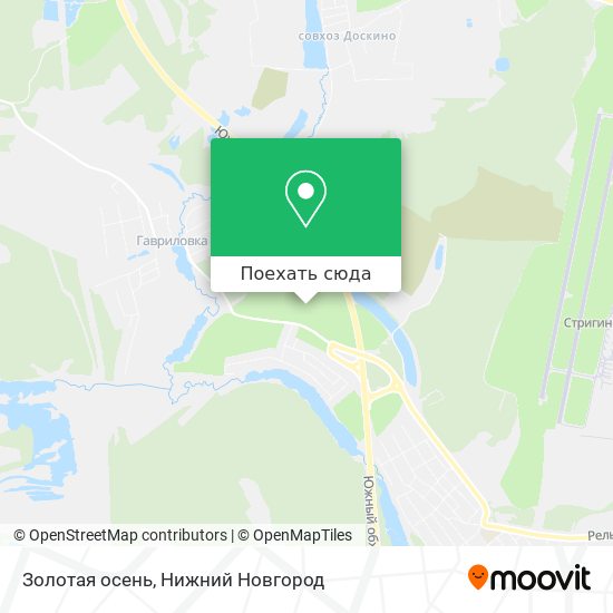 Карта Золотая осень