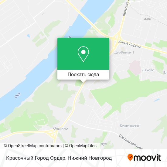 Карта Красочный Город Ордер