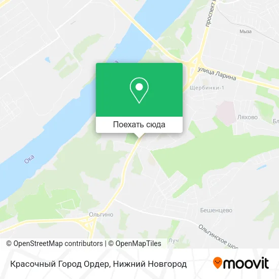 Карта Красочный Город Ордер