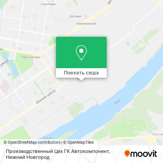 Карта Производственный Цех ГК Автокомпонент