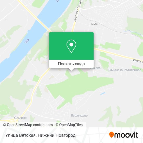 Карта Улица Вятская
