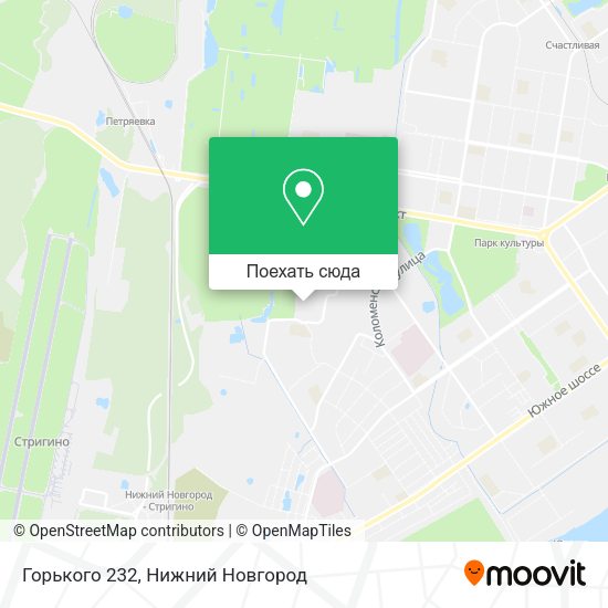 Карта Горького 232