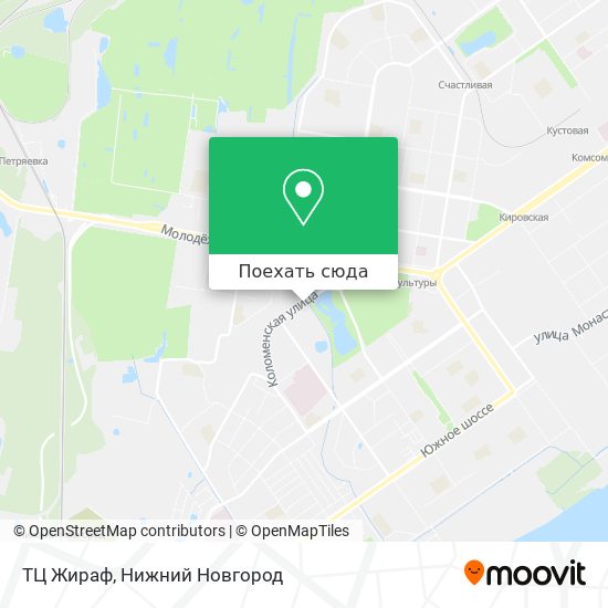 Карта ТЦ Жираф