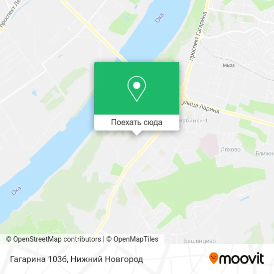 Карта Гагарина 103б