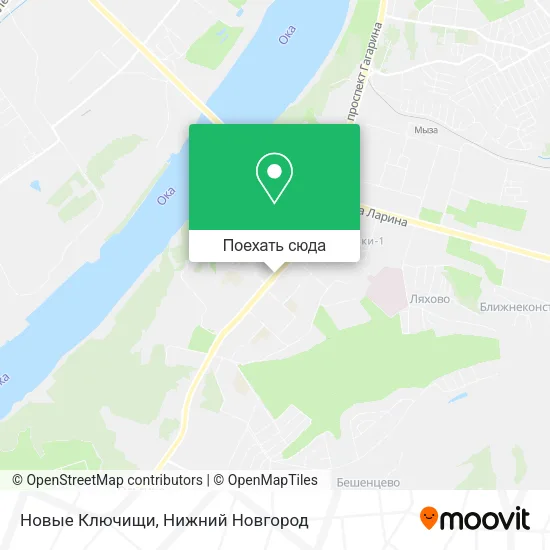 Карта Новые Ключищи