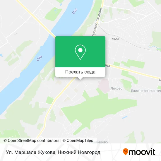 Карта Ул. Маршала Жукова