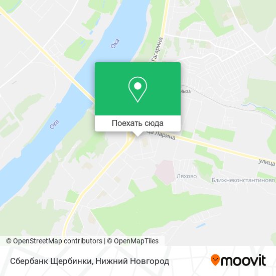 Карта Сбербанк Щербинки