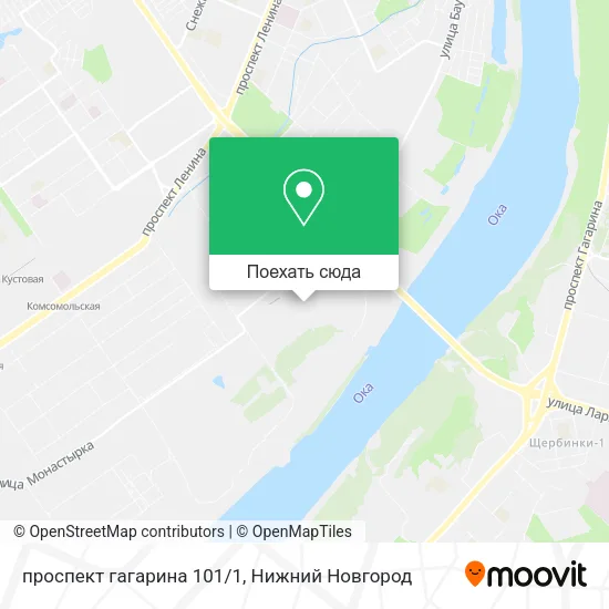Карта проспект гагарина 101/1