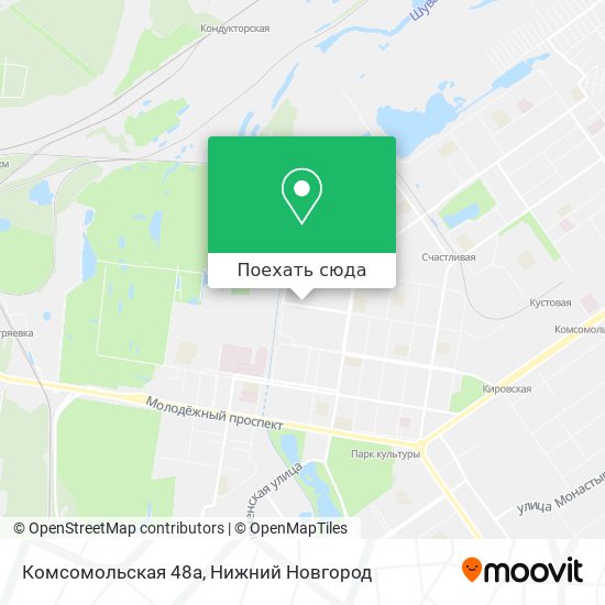 Карта Комсомольская 48а
