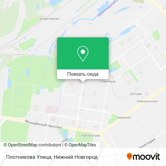 Карта Плотникова Улица