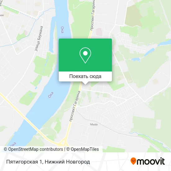 Карта Пятигорская 1