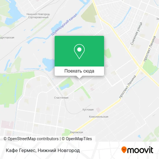 Карта Кафе Гермес