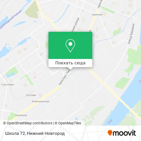 Карта Школа 72