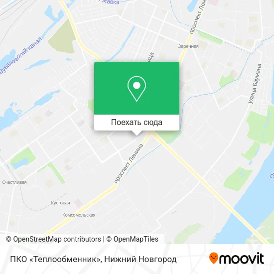 Карта ПКО «Теплообменник»