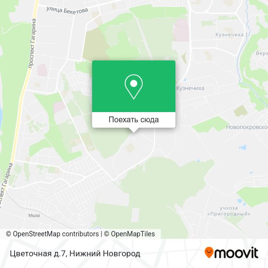 Карта Цветочная д.7