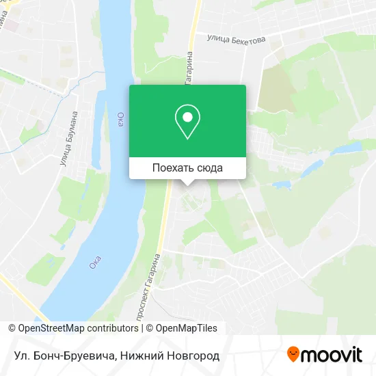 Карта Ул. Бонч-Бруевича