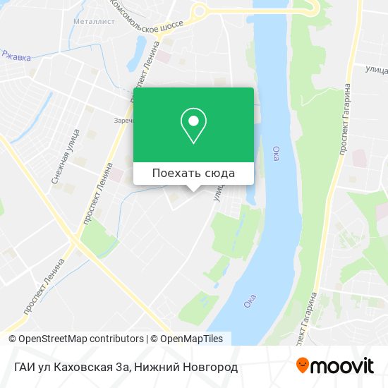 Карта ГАИ ул Каховская 3а