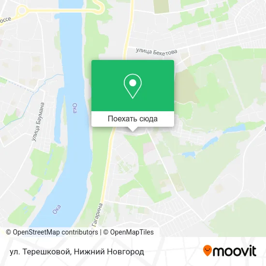 Карта ул. Терешковой