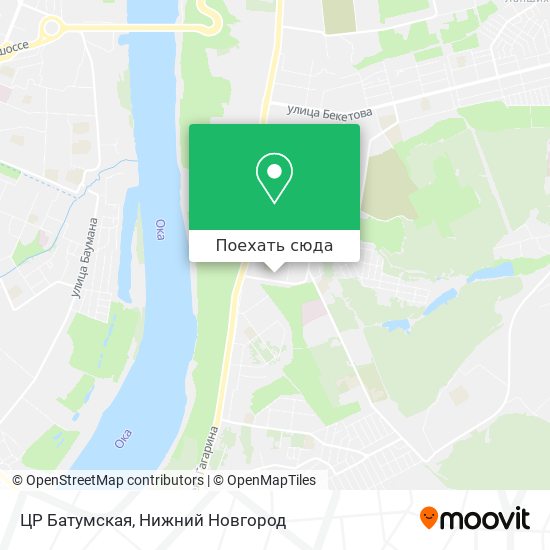 Карта ЦР Батумская
