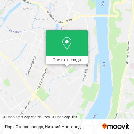 Карта Парк Станкозавода