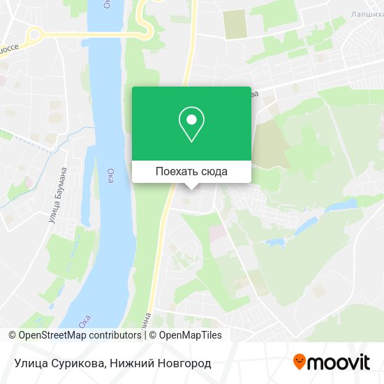 Карта Улица Сурикова