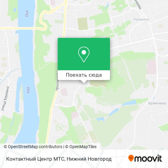 Карта Контактный Центр МТС
