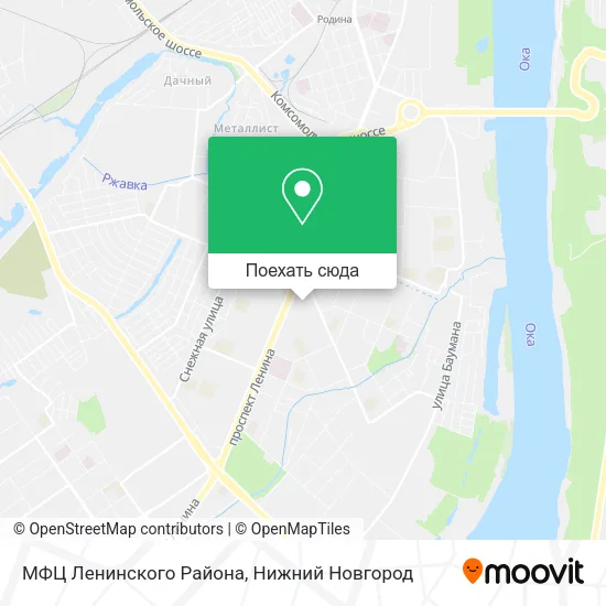 Карта МФЦ Ленинского Района